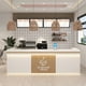 thumbnail image 4 of Executive Reception Desk Podiums Rostrum Cashiers Service Desk Computer Coffee Siting Bar Schreibtisch Massivholz Wood Furniture My Lux Decor Round, 4 of 7