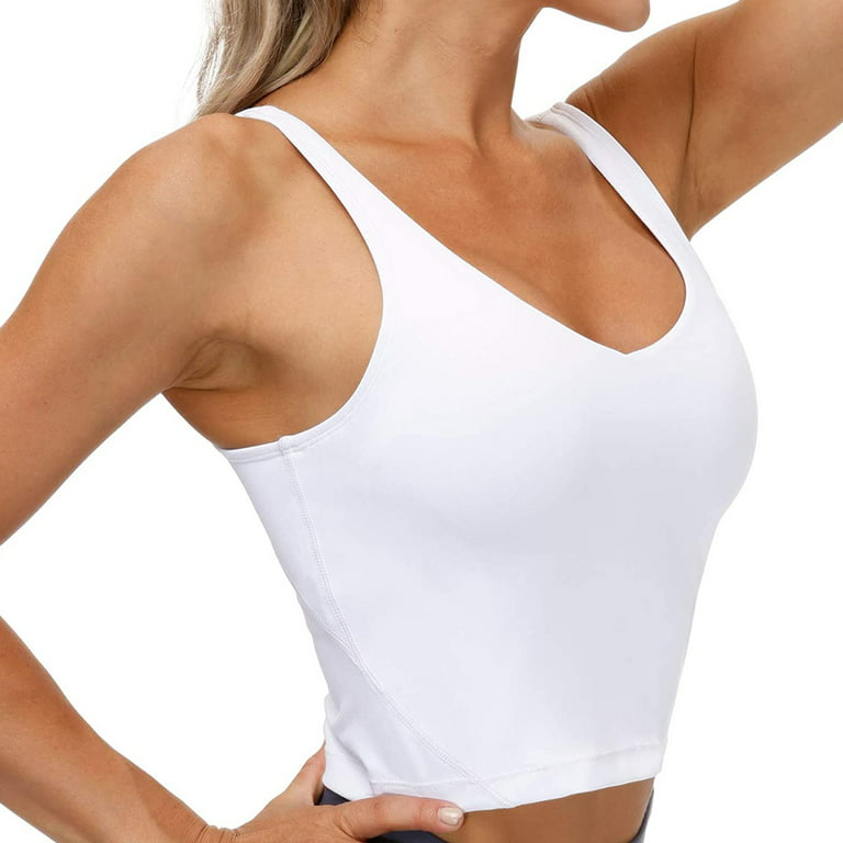 Flow Y Wireless Crop Top Yoga Racerback Bra For Women Fitness Gym Clothes,  Sleeveless Sports Underwear For Girls And Ladies Ga267d From Ai805, $20.45