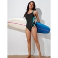 thumbnail image 3 of Charmo Traje de baño de una pieza para mujer Bañador deportivo Racerback, 3 of 6