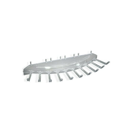 

Azar Plastic Necklace Bar For Pegboard/Slatwall Clear 4/Pk 800025