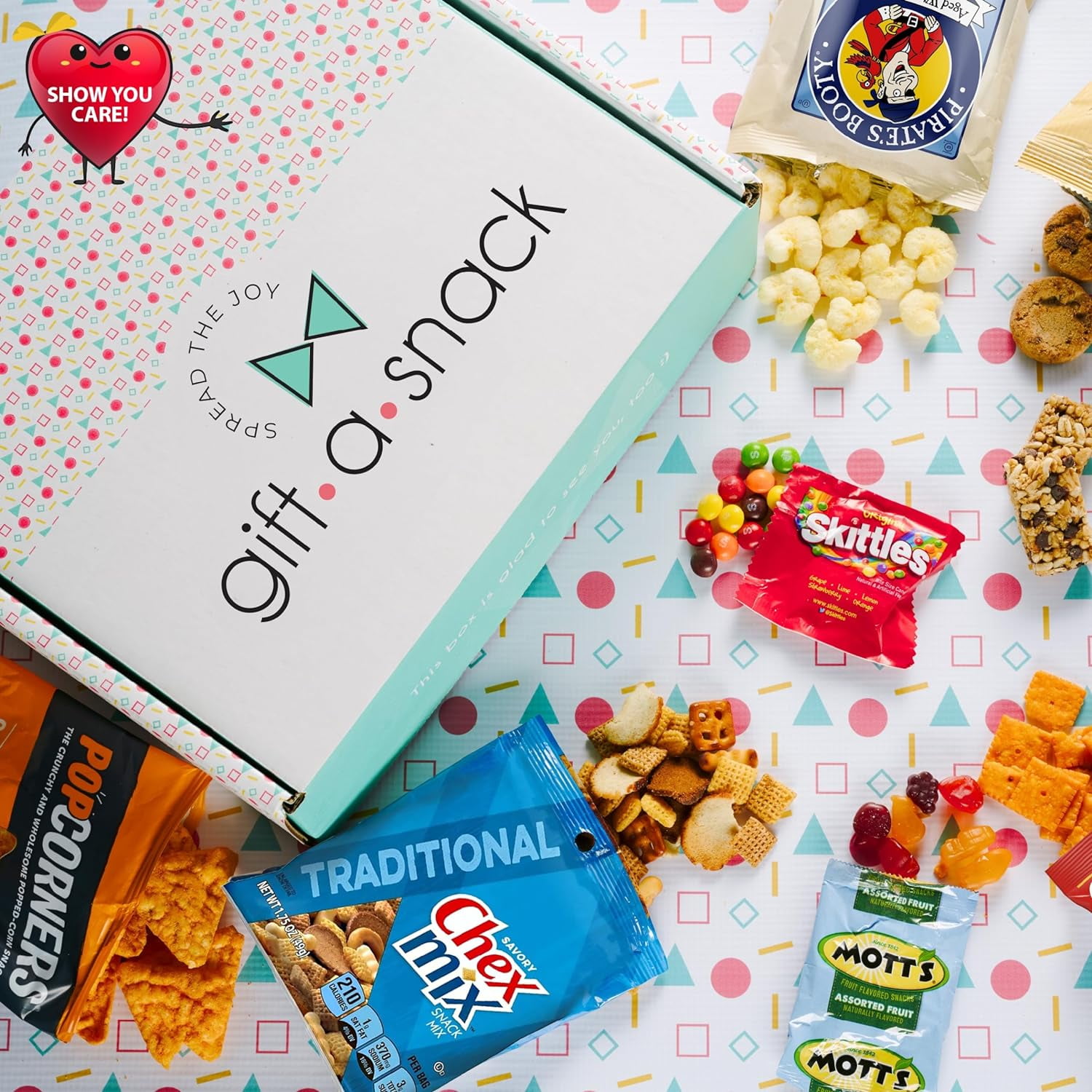 Gift A Snack Premium Snack Variety Pack Gift Box (35 Count) Chips, Cookies, Candy, Crackers - Snack Box Gift Basket