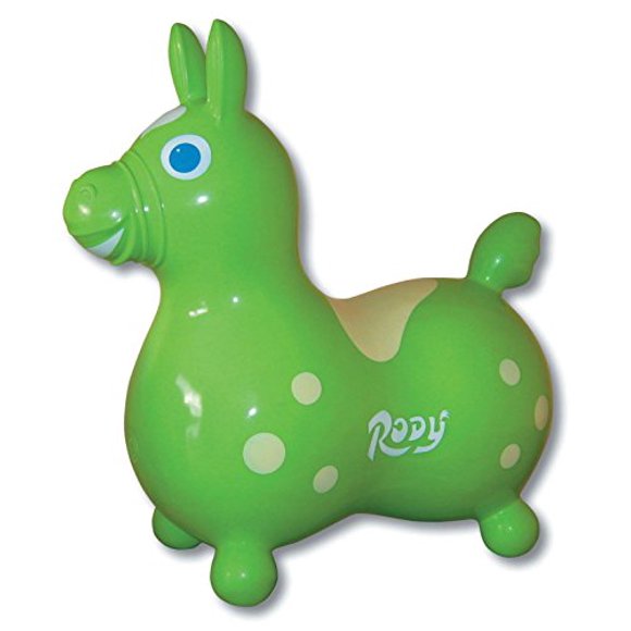 Rody le Cheval Rebondit et Remonte pour Enfant, Vert Lime