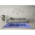 thumbnail image 3 of Ahgly Company Indoor Rectangle Oriental Blue Industrial Area Rugs, 2' x 4', 3 of 4