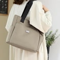 thumbnail image 4 of Bolsa de viaje de hombro de gran capacidad Moda casual Portátil Elegante para el trabajo (Caqui) Ehuebsd  Para Estrenar, 4 of 6