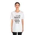 thumbnail image 2 of Women's Let's Be Naughty Christmas T-Shirt, 2 of 9