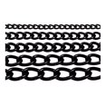 thumbnail image 2 of Collar Cadena Con Aros Redondos En Negro Tibet 20pg X 3.0mm, 2 of 2