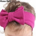 thumbnail image 2 of Jiaroswwei 1Pc Cute Baby Girls Big Bowknot Elastic Headband Hairband Headwear Accessory, 2 of 7