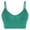 AA-Green, variant on QATAINLAV Women's Padded Seamless Wireless Sport Bras Solid Casual Summer Spaghetti Straps Bralette Yoga Workout Crop Tops Black L