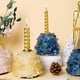 thumbnail image 5 of Xiao Hua 1 candelabro dorado con gemas de cristal rosa natural, pieza decorativa para mesa con velas de aromaterapia., 5 of 5