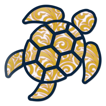 Red Hound Auto Sea Turtle Tribal Swirl Sticker Decal Wall Tumbler Cup Window Car Truck Laptop 2.5 Inches