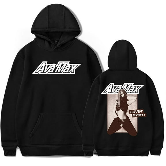 Ava Max Lovin Myself Merch Hoodies Women Men Long sleeve Fashion Casual Hooded Sweatshirts