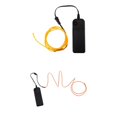 thumbnail image 1 of 2PC Luminoscent LED Cables String Strip Luz 1 , 3 Gloria Cuerda de alambre, 1 of 9