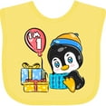 thumbnail image 3 of Inktastic Penguin 1st Birthday Boys or Girls Baby Bib, 3 of 4