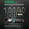 thumbnail image 5 of MyBat 10000mAh SNAP + GO SLEEK Magnetic Wireless Power Bank - Natural Titanium, 5 of 6