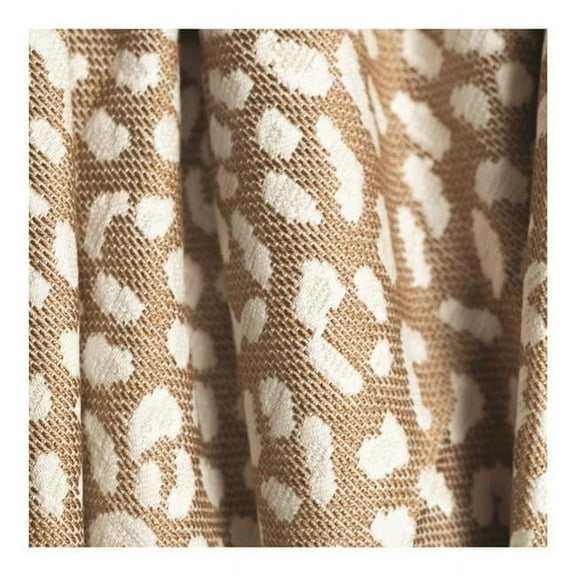 Manual Woodworkers & Weavers A10LNT 48 x 60 in. Leopard Natural & Tan Rayon Throw