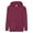 Burgundy, variant on Boys/Girls Hooded Sweatshirt Jacket