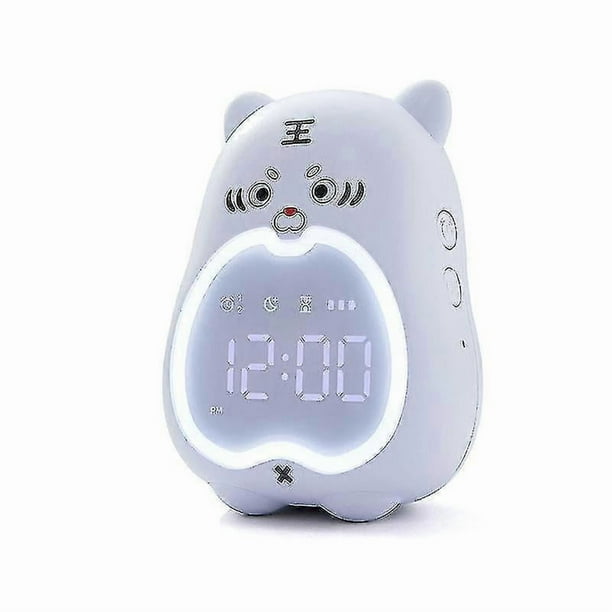 Pipihu Learning Alarm Clock Bedside Clock Student Learning Night Light Countdown Snooze Bedroom Clock
