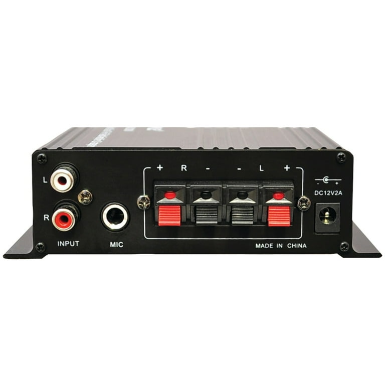 PYLE PFA200 - Home Mini Audio Amplifier - 60W Portable Dual