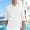 White, variant on Puntoco Men’s Hooded Henley Long Sleeve Shirt, Drawstring Hood Linen Look Casual Pullover Top with Hoodie White XL(XL)