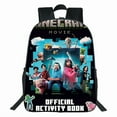 thumbnail image 4 of Minecraft Movie Printed Backpack My World Movie Student 40CM Schoolbag,1,40cm, 4 of 17