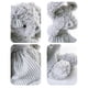 thumbnail image 3 of Conejito De Peluche Juguetes De Peluche Conejo De Peluche De Juguete 30 CM Conejito De Peluche Animal Juguetes De Peluche Suave Encantador Vestido Gris Conejito Twist Flor Conejo, 3 of 8