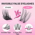 thumbnail image 2 of Wispy Lash Clusters Kit Natura Eyelash Clusters Kit 8-18mm Cluster Eyelash Extensions Lash Extension Kit Individual Eyelash Extension Kit Lash Bond an, 2 of 5