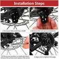 thumbnail image 3 of Aluminum Non-Slip Universal, 1 Pair Foot Pegs Stunt Pedal, Sports Accessories For Mountain Bike, Road Bike,, 3 of 5