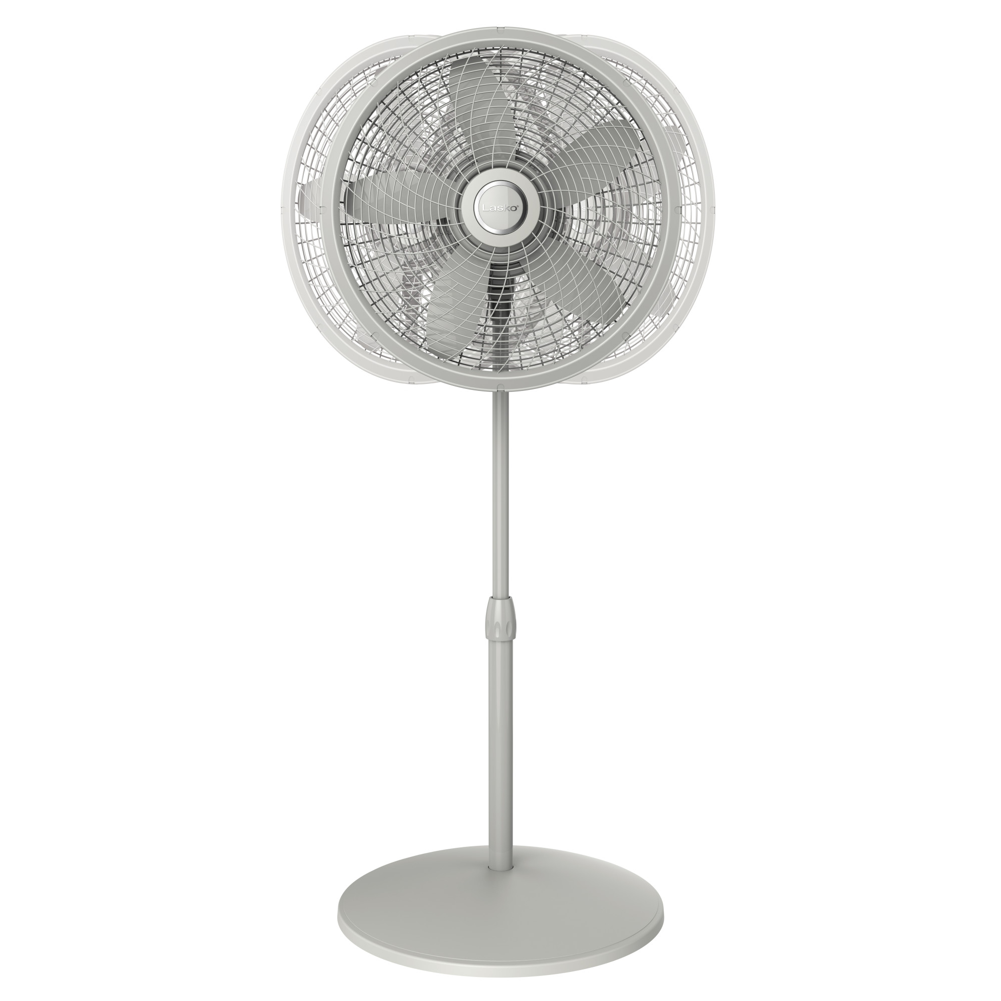 Lasko Cyclone 18" Adjustable Large Room Pedestal Fan, 3 Speeds, 54.5" H, Gray, S18902, New - image 5 of 8
