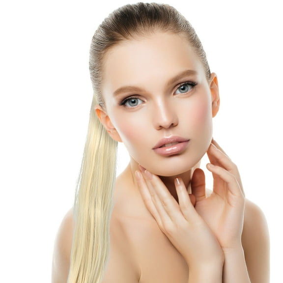 DEEPCRAFF Hair Ponytail Extensions Natural And Chic Color Girls 1 Set 23.6X3.9In