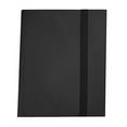 thumbnail image 1 of Carpeta de tarjetas portátil de alta transparencia con 9 bolsillos y capacidad para 360 tarjetas, color negro, 1 of 12