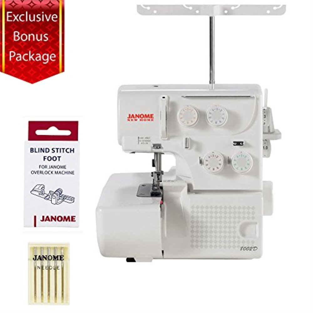 Janome 8002D Serger Includes Bonus Accessories