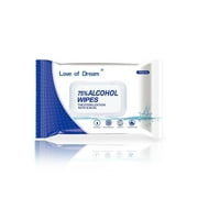Love of Dream 75% Alcohol Wipes (50Pack) - 25 PACKS OF 50 WIPES (1,250 WIPES)