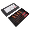 thumbnail image 3 of Shisuyan 1 Set Japanese Style Wooden Chopsticks With Rests Cutlery Present Box For Home Travel Restaurant And Hotel Use, 3 of 9