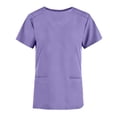 thumbnail image 5 of Vmvidoty Workwear Originals Scrubs Top V-Neck Tunic Purple XL( Men's or Men's Big & Tall ), 5 of 6