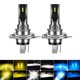 thumbnail image 2 of Señales de giro autos amarillas de los bulbos 3000k de la lámpara antiniebla 16000lm 6smd, 2 of 5
