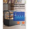 thumbnail image 4 of KFFKFF Refrigerated Display Case, 17.6 Cu.Ft./550L Large Pastry Display Case, 2-Tier Commercial Cake Refrigerator with LED Lighting, TURBO Cooling, 4 of 9