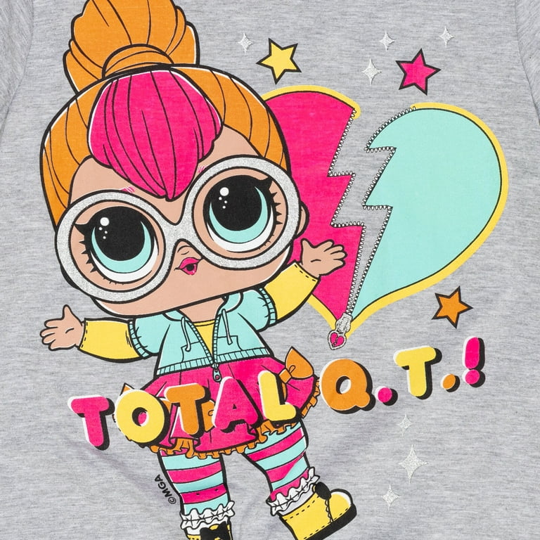 L.O.L. Surprise! Neon Q.T. Big Girls T-Shirt and Leggings Outfit