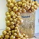 thumbnail image 5 of Kit de globos Labeol Metallic Gold, 139 unidades, con diferentes tamaños, 5 of 9