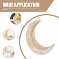 thumbnail image 3 of Wood Lyre Harp 7 String Lyre Harp Moon Shape Lyre Harp Portable Musical Instrument For Beginners, 3 of 6
