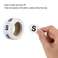 thumbnail image 4 of Uxcell Clothing S/M/L/XL/XXL Size Sticker Label Coding Label 25mm/1inch Dia 5 Roll 2500 Round Adhesive Labels, 4 of 5