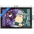 thumbnail image 2 of Pokemon - Gengar Snorlax Battle Wall Poster, 14.725" x 22.375" Framed, 2 of 6