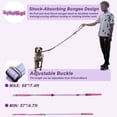 thumbnail image 4 of Unique Bargains Hands Free Dog Leash No Pull Bungee for Large Dog 440lb Rose Red, 4 of 7