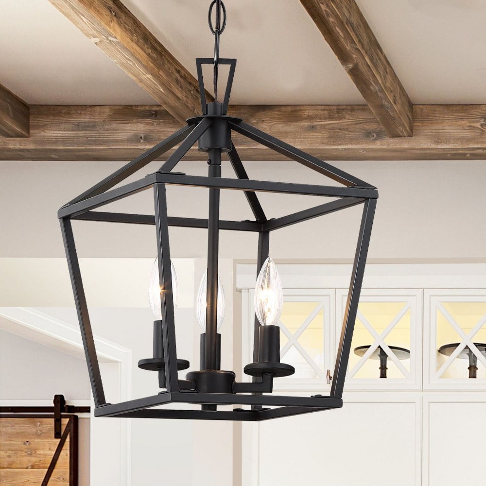 Savoy HouseTownsend Three Light Foyer Matte Black