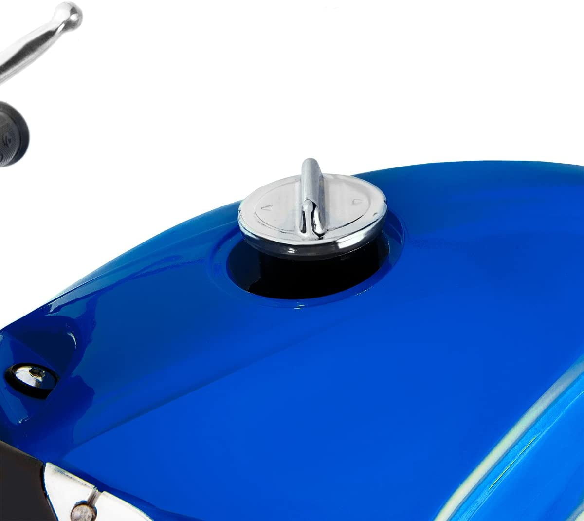 XtremepowerUS 40cc 4-Stroke Pocketbike, EPA Gas Motorbike for Kids, Dual Brake, Ride On Toy, Blue