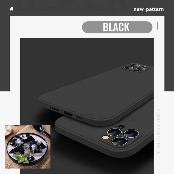 Funda de silicona líquida cuadrada Original de lujo para iPhone 14 12 13 11 Pro Max Mini XS X XR 6S 7 8 Plus SE2 funda suave fina Coque Tan Jianjun unisex