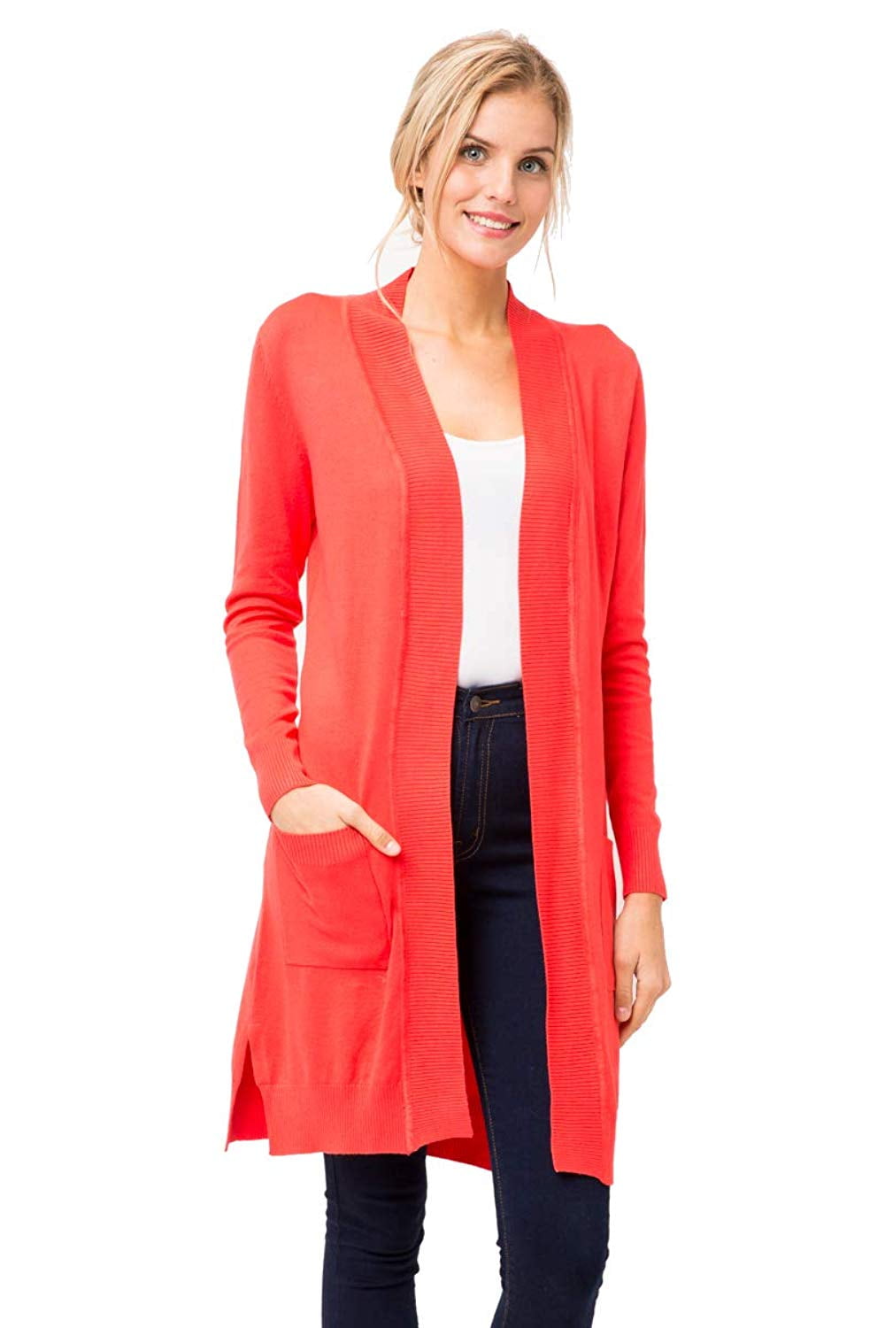 open front duster cardigan