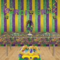thumbnail image 3 of 12 Pack Beistle Mardi Gras Bead Necklaces Tablecover, 3 of 9