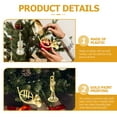 thumbnail image 3 of UPOUART 5 x Curved Trumpets Music Instrument Ornament Assorted Color For DIY Craft, 3 of 7