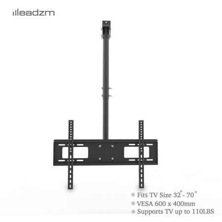 LEADZM Swivel LCD LED Ceiling TV Mount Bracket 32 36 40 42 43 47 50 55 60 65 70