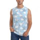 thumbnail image 1 of Fotbe Cute Goose On A Blue Sky Men's Camiseta sin Mangas Estampada para Hombres, Playera Casual para Gimnasio, Entrenamiento, Playa-XX-Large, 1 of 7